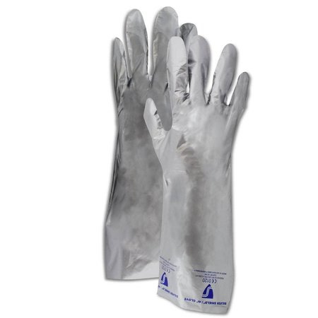 NORTH BY HONEYWELL North Silver Shield SSG Smooth Finish PE and EVOH Blend Gloves, 10PK SSG/8